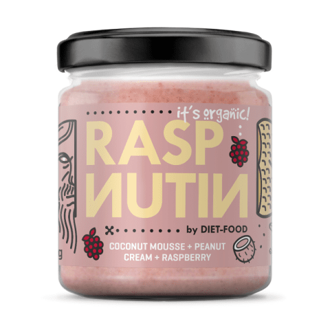 Bơ Kem Hạt Dinh Dưỡng mix Mâm Xôi Hữu Cơ Diet Food Organic Peanut Cream with Raspberry