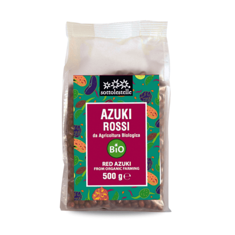 Đậu đỏ Azuki hữu cơ 500g Sottolestelle Organic Red Azuki