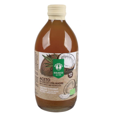 Giấm Dừa Hữu Cơ Có Giấm Cái 500ml  ProBios Organic Coconut Vinegar With The Mother