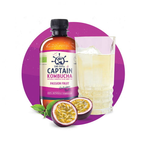 Trà KomBuCha Hữu Cơ Vị Chanh dây